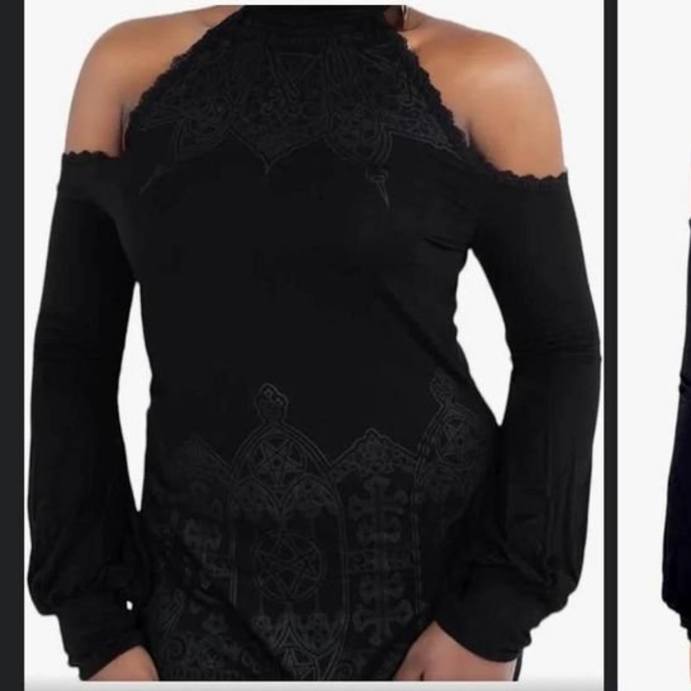 Cecila Cold Shoulder Top size XL